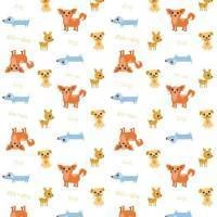 Papel de parede infantil cachorrinhos 142-3660
