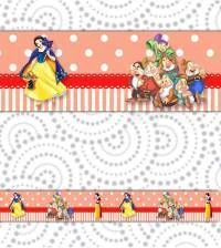 Faixa decorativa branca de neve 1591-3696