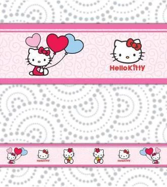 Faixa decorativa adesiva Hello Kitty