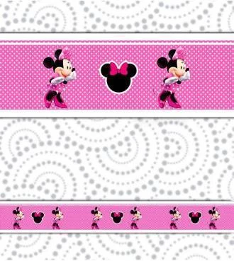 Faixa decorativa adesiva para meninas