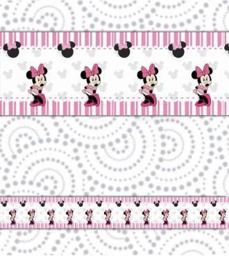 Faixa decorativa adesiva para meninas Minnie