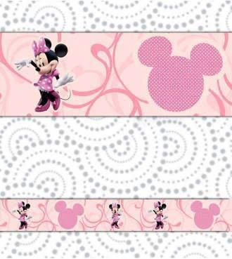 Faixa decorativa rosa para meninas