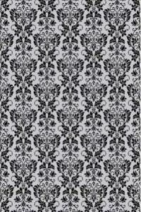 Papel de parede retro preto com fundo cinza claro