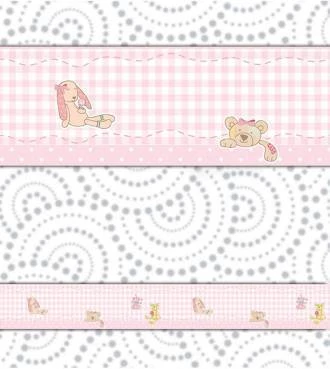 Faixa decorativa infantil menina