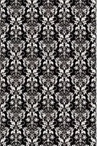 Papel de parede retro branco com fundo preto