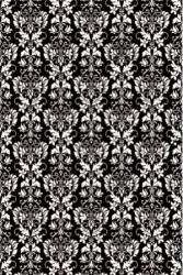 Papel de parede retro branco com fundo preto