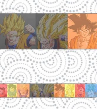 Faixa decorativa quadrinhos Dragon Ball