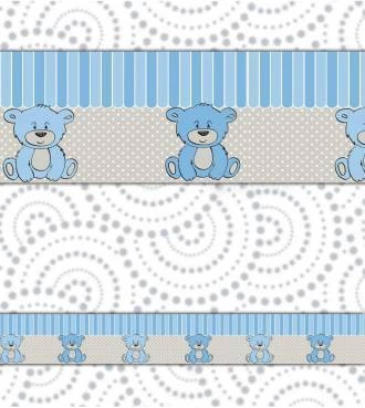 Faixa decorativa infantil ursinho