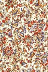 Papel de parede floral Com fundo bege claro 329-377