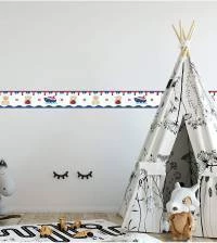 Faixa decorativa bebê urso marinheiro 1634-3776