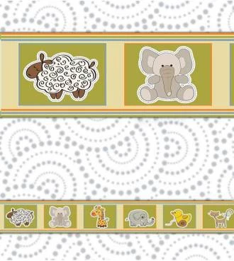 Faixa decorativa brinquedos colorida