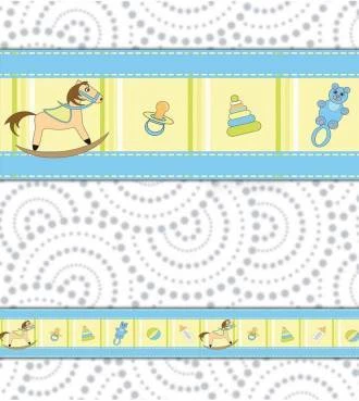 Faixa decorativa para quarto de bebe