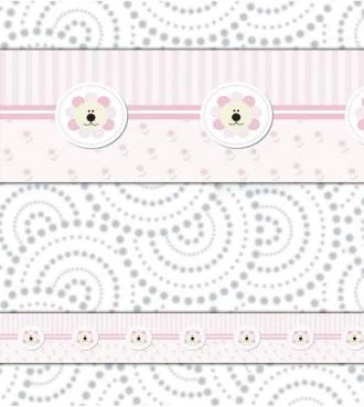 Faixa decorativa infantil feminia