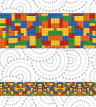 Faixa decorativa infantil Lego