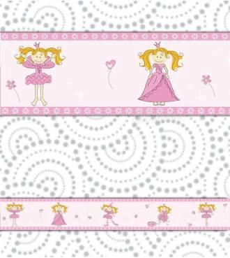 Faixa decorativa auto adesiva princesa