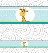 Faixa decorativa infantil girafa 1663-3851