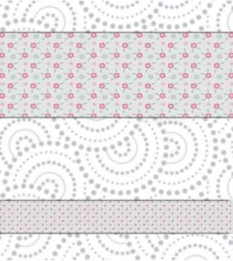 Faixa decorativa floral