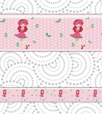 Faixa decorativa Infantil moranguinho