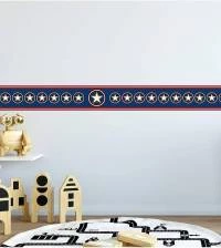 Faixa decorativa infantil heróis 1669-3877