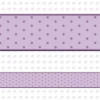 Faixa decorativa poá em tons de roxo 389-3887