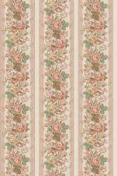Papel de parede floral em tons de rosa e salmon