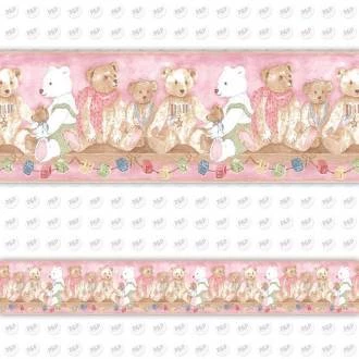 Faixa decorativa Ursinhos Rosa
