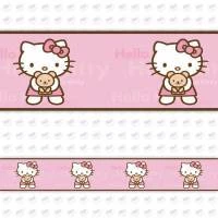 Faixa decorativa rosa hello kitty 734-3898