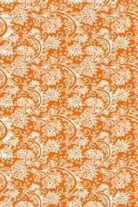 Papel de parede abstrato Swirl Laranja