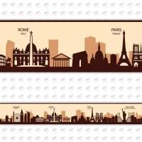 Faixa decorativa cidade turísticas 739-3911
