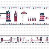 Faixa decorativa Londres 743-3915