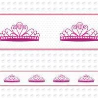 Faixa decorativa coroa de princesa
