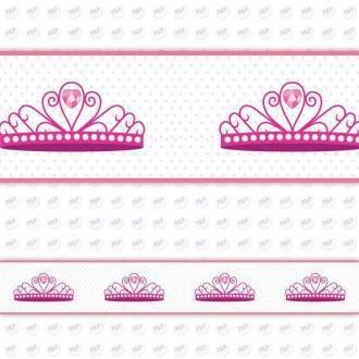 Faixa decorativa coroa de princesa