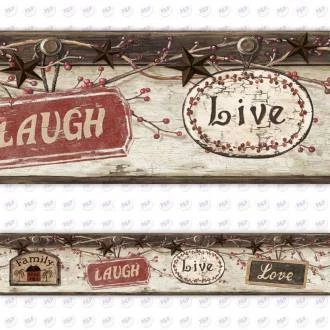 Faixa decorativa amor risada por brewster
