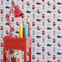 Papel de parede infantil marinheiro 1710-4015