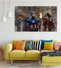 Painel Adesivo Vingadores Heróis 1714-4027