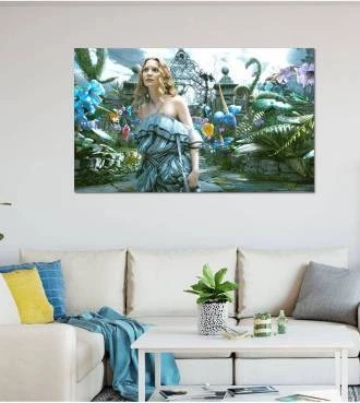 Painel Adesivo Alice no País das Maravilhas
