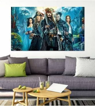 Painel Adesivo filme Piratas do Caribe