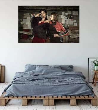 Painel Adesivo La Casa de Papel - Nairobi e Tokio