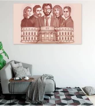 Painel Adesivo La Casa de Papel