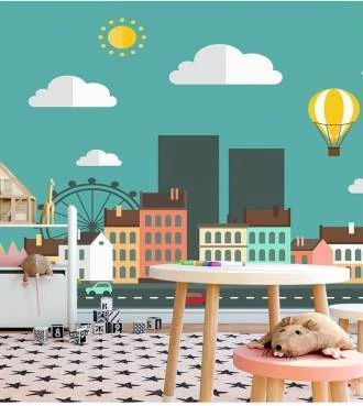 Papel de parede Cidade Parque