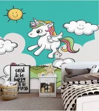 Papel de parede Unicórnio Cute 1841-4523