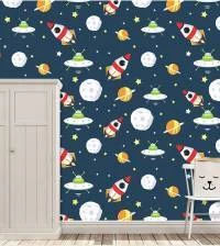 Papel de parede Infantil Espacial 1846-4538