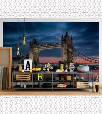 Papel de parede Ponte Skyline Night
