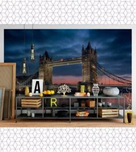 Papel de parede Ponte Skyline Night