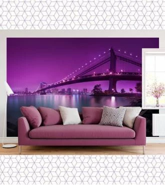 Papel de parede Ponte Night Pink