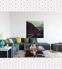 Papel de parede Paisagem Montanhas Negras 1863-4599