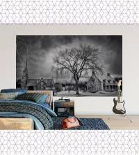 Papel de parede Paisagem Árvore Acinzentada 1867-4617