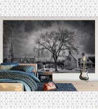 Papel de parede Paisagem Árvore Acinzentada 1867-4618