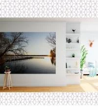 Papel de parede paisagem de pier no lago 1875-4648