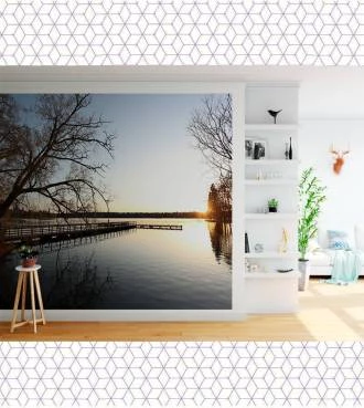 Papel de parede Paisagem Lagoa